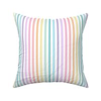 pastel rainbow stripes - gummy coordinate vertical rainbow - LAD23