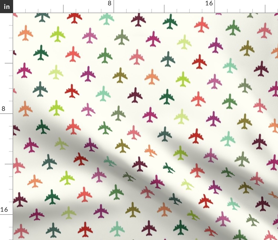 airplanes for petal signature solid colors reds pinks, greens