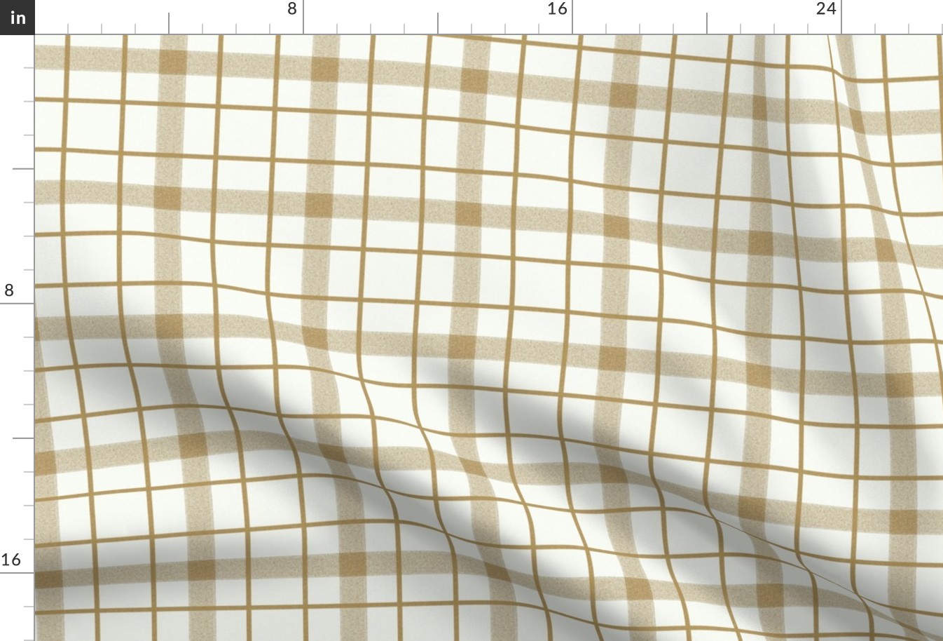 Honey oat gold plaid gingham, stripes home decor