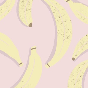 Benji bananas - Pink Background - Big