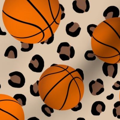 Basketball on leopard