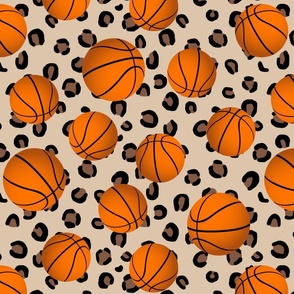 Basketball on leopard