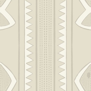 Geometric Fish Tan Large