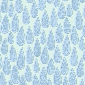 April Rain//Blue//Small Scale