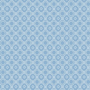 White on Blue Lattice and Circles