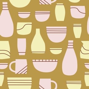 Simple Pottery - Mustard