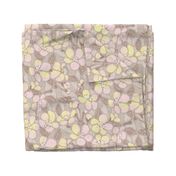 East Fork Sakura with Butter and Piglet pink- large scale - 18"x36" fabric / 24"x48" wallpaper