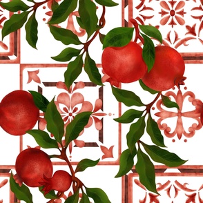 Tiles and pomegranates 