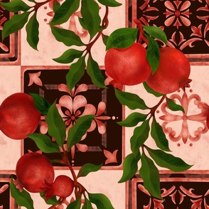  Tiles and pomegranates 