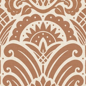 Villa Floral | Terracotta on Cream