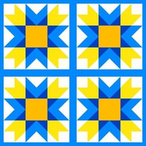 BARN QUILT STAR 02