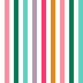 1 Inch Stripes Bright and Bold 