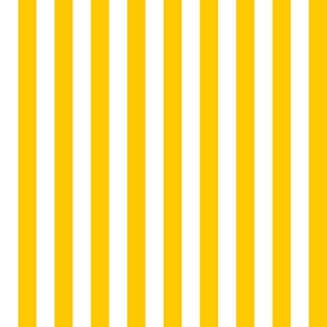 1 Inch Stripes Bright Yellow