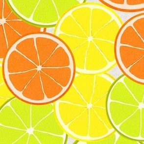 Citrus Yellow, Orange, Green