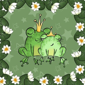18x18 Cushion Cover Frog
