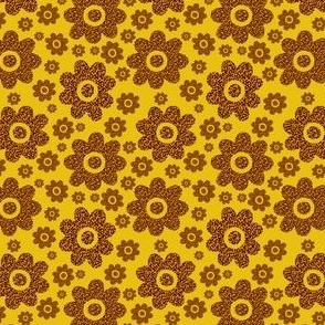 Daisies, leopard yellow