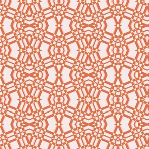 Tartan Tilt Plush Pink Orange