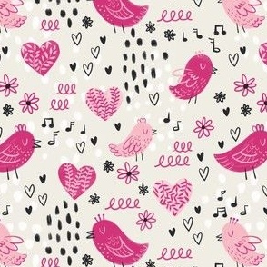 Sweet Birds - Pink