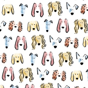 40in Doggie Ears Watercolor