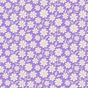 Lilac Cut Paper Flowers - Mini Scale -  mix and match