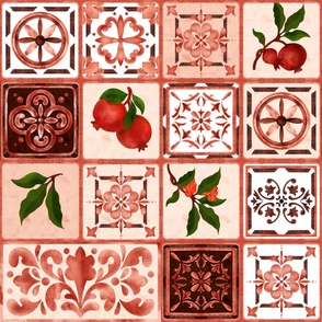 Tiles and pomegranates