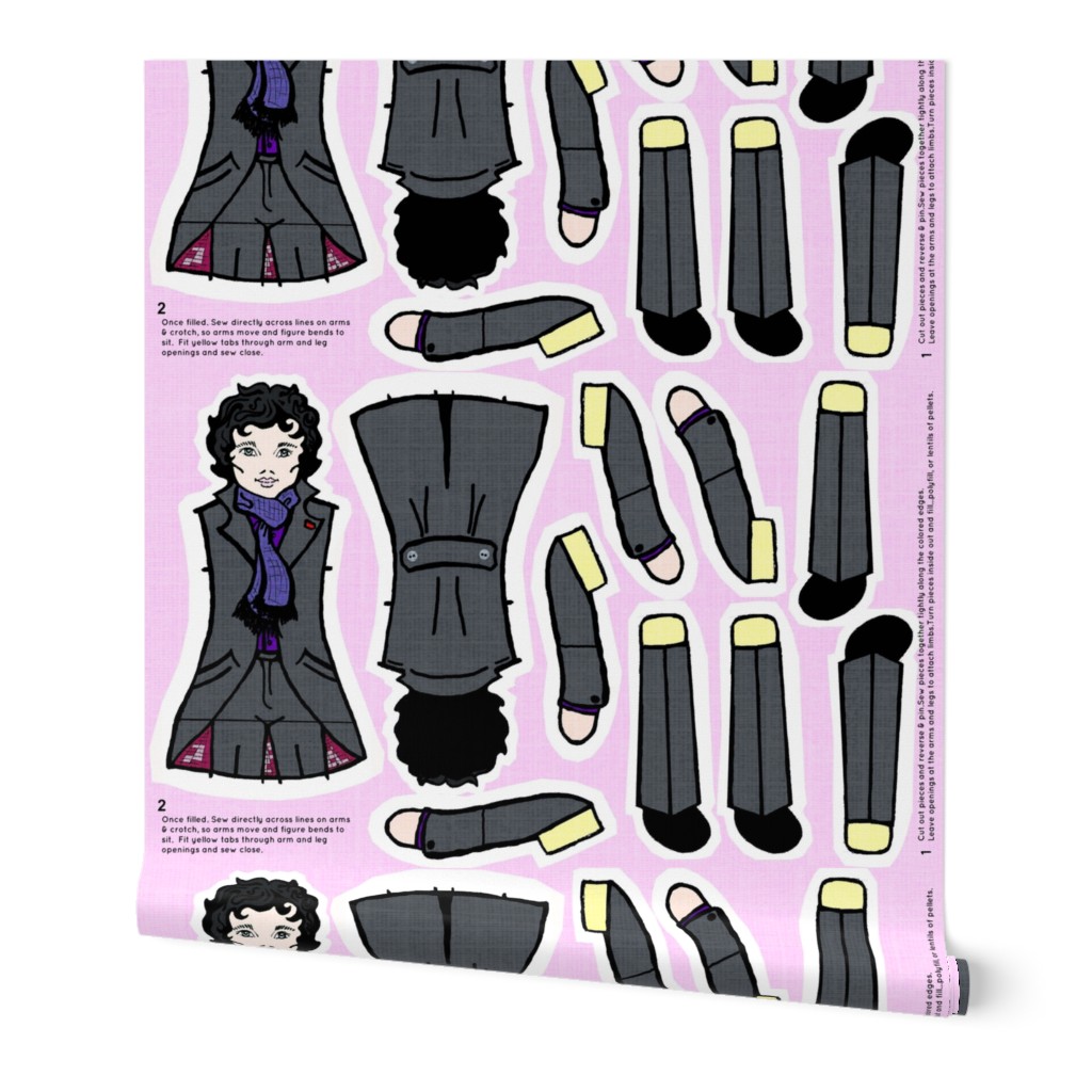 LARGE Sherlock Doll for Heavy Twill