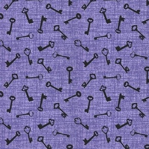 Skeleton Keys on purple