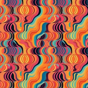 60s rainbow groove