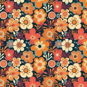 70s floral groove