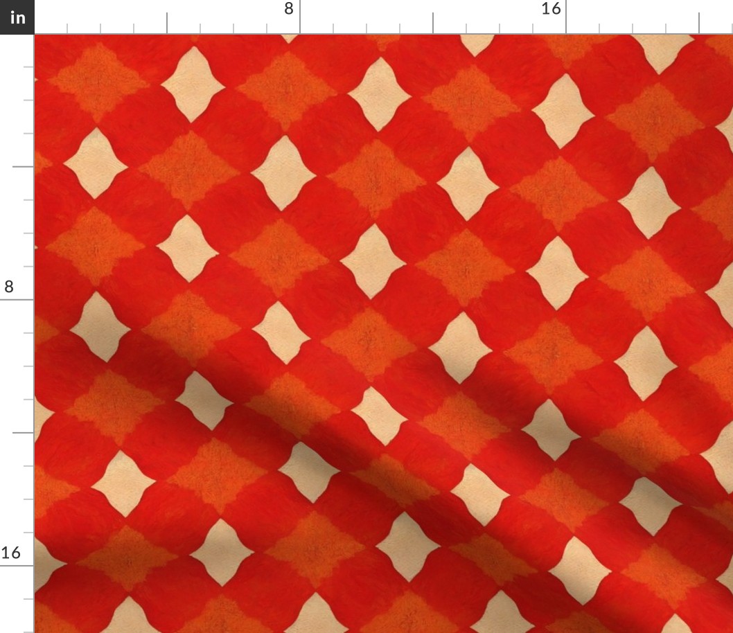 abstract red and orange pattern