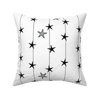 Black Grey White Stars and Stripes II 