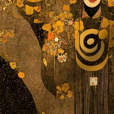 klimt inspired beauty