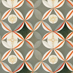 klint inspired abstract pattern