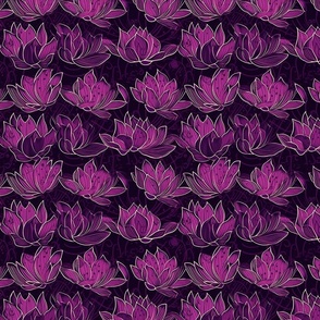 lotus purple and magenta
