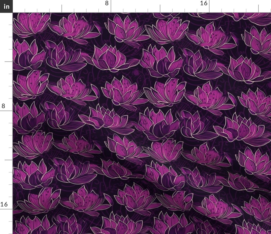 lotus purple and magenta