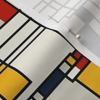 mondrian inspired pattern