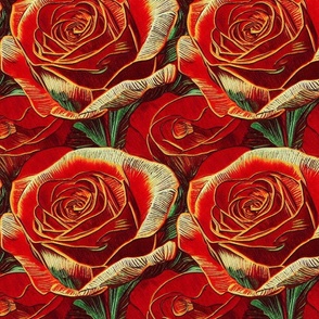 roses of red deco