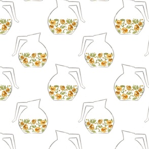 Floral Coffee Pots