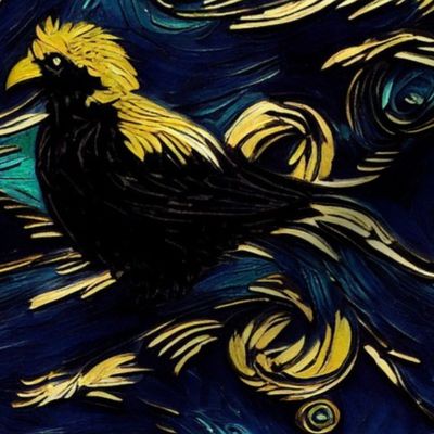 van gogh golden raven