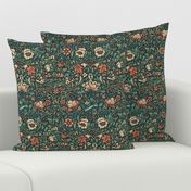 william morris golden floral