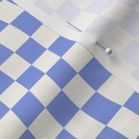 Blue Wavy Checkers