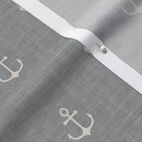 Anchor - Ivory -  Light Grey Texture