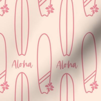Aloha Surfboards  in Pink