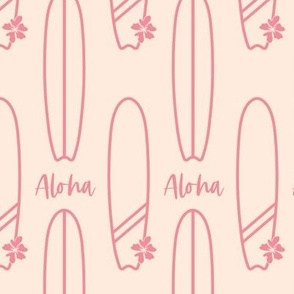 Aloha Surfboards  in Pink