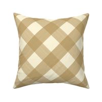 Custom Judy Diagonal Soft Brown 2 inch Buffalo Plaid