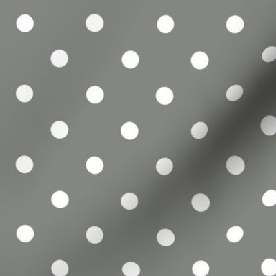 03 Pewter-Polka Dots- 1/2 inch- Petal Solids Coordinate- Solid Color- Neutral Wallpaper- Gray- Grey- Natural- Ecru- Taupe- Neutral