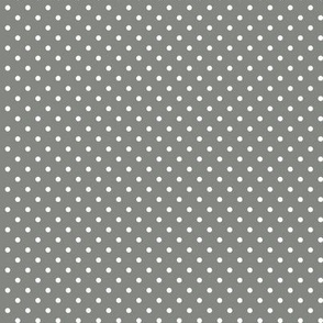 03 Pewter-Polka Dots- 1/8 inch- Petal Solids Coordinate- Solid Color- Neutral Wallpaper- Gray- Grey- Natural- Ecru- Taupe- Neutral