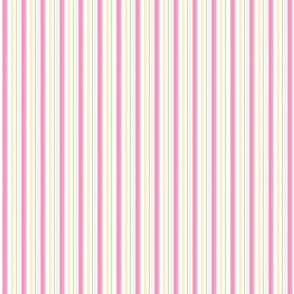 Stripes-Pink on White