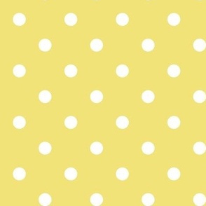 11 Buttercup- Polka Dots- 1/2 inch- Linen Texture- Dark- Petal Solids Coordinate- Solid Color- Faux Texture Wallpaper- Gold- Light Yellow- Pastel- Fall- Autumn- Spring- Summer