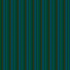 Peacock Stripe (1/4 inch stripes)